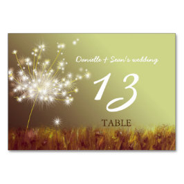 Numeração De Mesa Números de Tabela de Casamento de Dandelion Boho d