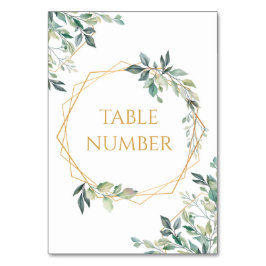 Numeração De Mesa Números de Tabela de Casamento de Folha Geométrica