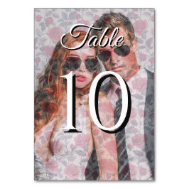 Numeração De Mesa Números de Tabela de Casamento de Rosa Bonito