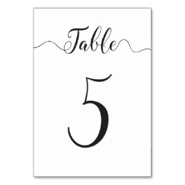 Numeração De Mesa Números de Tabela de Casamento Mesa 5