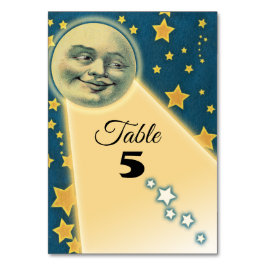 Numeração De Mesa Números de Tabela de Casamento Romance em Luar