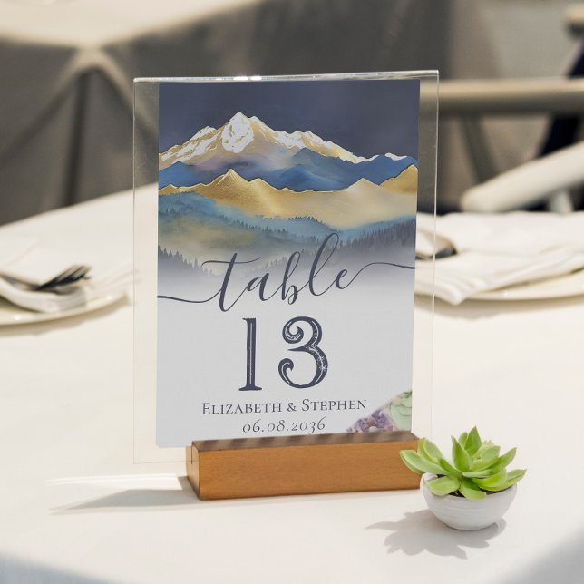 Numeração De Mesa Números de Tabela de Casamentos de Montanha de Fol (Criador carregado)