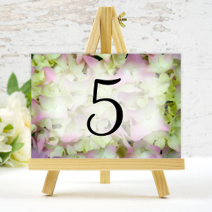 Numeração De Mesa Números De Tabela De Casamentos Florais Com Hidran