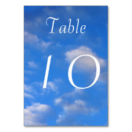 Numeração De Mesa Números de Tabela no Céu