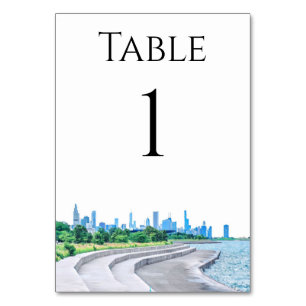 Numeração De Mesa Números de Tabela Skyline Chicago