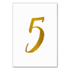 Numeração De Mesa Números de Tabela - Tipografia de Script de Pincel