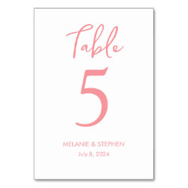 Numeração De Mesa Números de Tabelas de Casamento de Blocos de Cor A