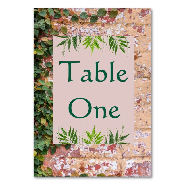 Numeração De Mesa Números de Tabelas de Casamento de Mira Verde de T (Frente)