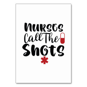 Numeração De Mesa Nurse Gift Nurses Call The Shots