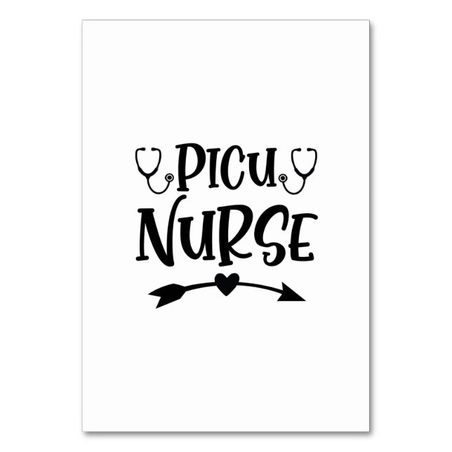 Numeração De Mesa Nurse Gift Picu Nurse (Frente)