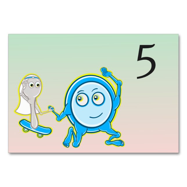 Numeração De Mesa Nursery Rhyme Wedding (Frente)