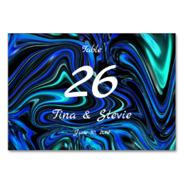 Numeração De Mesa O Amor É Azul