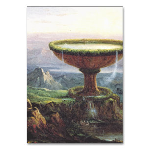Numeração De Mesa O Cálice do Titã por Thomas Cole