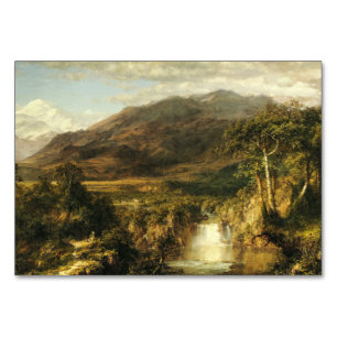 Numeração De Mesa O Coração dos Andes por Frederic Edwin Church