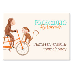 Numeração De Mesa O Macaco Cortante Gêmeo com Chá de fraldas Duplo P