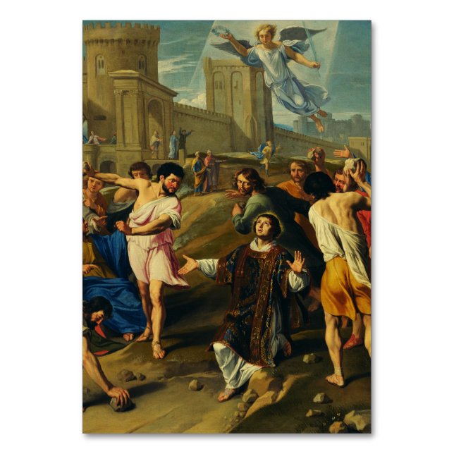 Numeração De Mesa O Martírio do Santo Stephen (Frente)