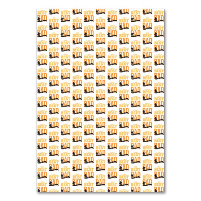 Numeração De Mesa O Melhor Pai do Mundo (Verso)