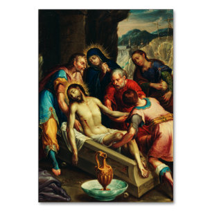 Numeração De Mesa O Sepultamento de Cristo Juan Rodríguez Juarez