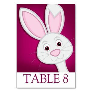 Numeração De Mesa Ocultar Coelhinho da Páscoa