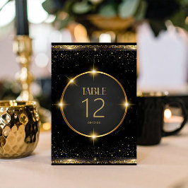 Numeração De Mesa Old Hollywood Glam Sweet 16 ID1108