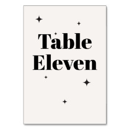 Numeração De Mesa OLIVIA Moderno Desjejum de Noiva Celestial em Marf