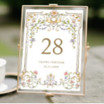 Numeração De Mesa Ornamentado Vintage Frame Bohemian Flowers Casamen<br><div class="desc">Para mais personalização,  clique em "Personalizar este modelo" e,  em seguida,  em "Editar usando a Ferramenta Design". Na moda fácil de usar modelos de casamento,  mais itens disponíveis na loja (convites,  rsvp,  cartas de agradecimento,  papelaria e decoração). Se precisar de ajuda ou itens correspondentes,  entre em contato comigo.</div>