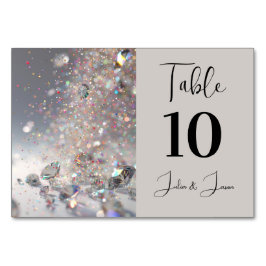 Numeração De Mesa Ouros Elegantes e Glitter