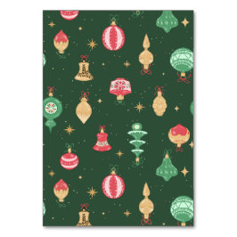 Numeração De Mesa Padrão de Enfeites de natal do estilo Vintage - Ve