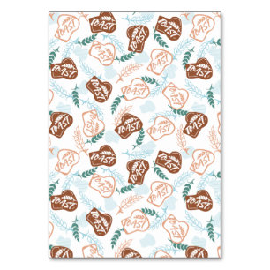 Numeração De Mesa Padrão delicioso de torrada de pão de trigo