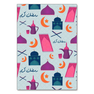 Numeração De Mesa Padrão Feliz Ramadão