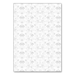 Numeração De Mesa Padrão repetitivo abstrato de formas estilizadas e