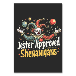 Numeração De Mesa Palhaço de circo de Shenanigans aprovado por Jeste