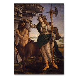 Numeração De Mesa Pallas e o Centauro por Botticelli