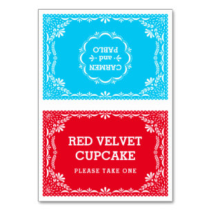 Numeração De Mesa Papado Picado Colorido Buffet Casado Mexicano