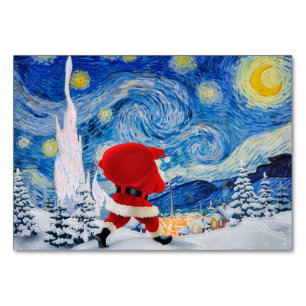 Numeração De Mesa Papai Noel está vindo 