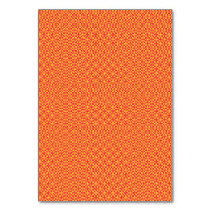 Numeração De Mesa Papel de empacotamento com um padrão laranja, re