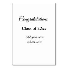 Parabéns de graduação simples, adicionar classes m