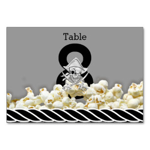 Numeração De Mesa Partido Pirata Personalizado