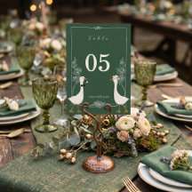 Pato Engraçado Casamento Nomes Personalizados Rúst