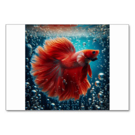 Numeração De Mesa Peixe (魚 / さ か な) - Placas Flash Japonesas