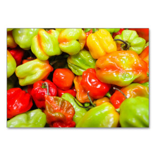 Numeração De Mesa Peppers "Bonnet"