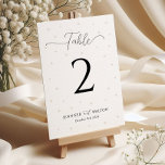 Numeração De Mesa Pérolas Brancas Número da Mesa de Casamento<br><div class="desc">Melhore suas mesas de recepção com nossos Números de Tabelas de Casamento de Pérolas Brancas. Apresentando imagens elegantes de pérolas e uma design chic,  minimalista,  esses números de tabelas adicionam um toque de refinamento à decoração do casamento,  garantindo que cada mesa seja marcada com sofisticação do eterno.</div>