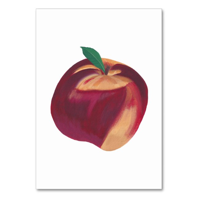 Numeração De Mesa Pêssego do felpudo, Placas de Ler Adjetivas (Frente)