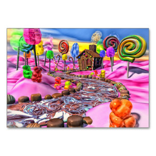 Numeração De Mesa Pink Candyland