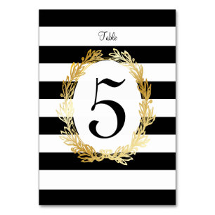 Numeração De Mesa PixDezines DIY Color/Dourado Olive Branches/Mesa N