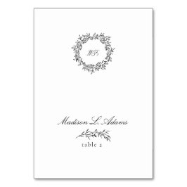 Numeração De Mesa Placa de espaço para nome dobrável folha branca-br