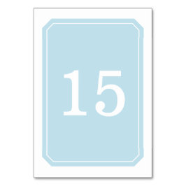 Numeração De Mesa Placa de Mesa Blue Simplesmente Elegante
