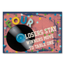 Placa de Mesa Bunco Rock and Roll nº 4