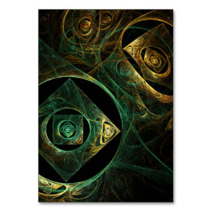 Numeração De Mesa Placa de Mesa de Abstrato de vibrações mágicas