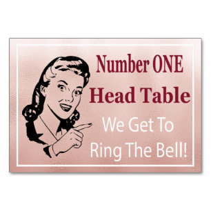 Numeração De Mesa Placa de Mesa de Cabeça de Bunco Dourada e Retro E